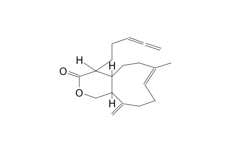 CYCLONONA[C]PYRAN-3(1H)-ONE, 4,4A,5,6,9,10,11,11A-OCTAHYDRO-7-METHYL-11-METYLENE-4-(3,4-PENTADIENYL)-