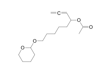 9-((Tetrahydro-2H-pyran-2-yl)oxy)nona-1,2-dien-4-yl acetate