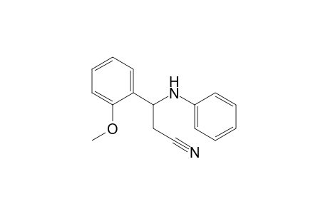 3-Anilino-3-(2-methoxyphenyl)-propionoic acid nitrile