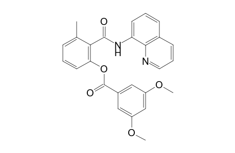 3-Methyl-2-(quinolin-8-ylcarbamoyl) phenyl 3,5-dimethoxybenzoate