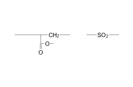 Poly(methyl acrylate sulfone)