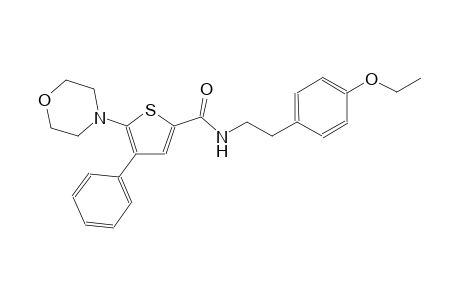 2-thiophenecarboxamide, N-[2-(4-ethoxyphenyl)ethyl]-5-(4-morpholinyl)-4-phenyl-