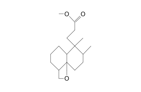 1a,9a-Methanoxymethano-5b-(2-methoxycarbonyl-ethyl)-5a,6a-dimethyl-trans-decalin