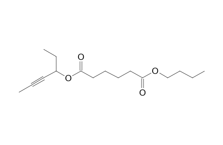 Adipic acid, butyl hex-4-yn-3-yl ester