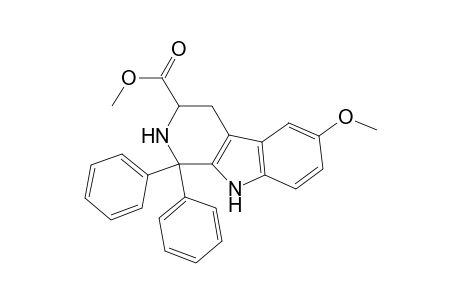 1,1-Diphenyl-3-methoxycarbonyl-6-methoxy-1,2,3,4-tetrahydro-.beta.-carboline