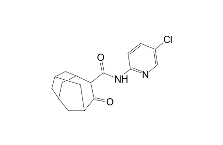 N-(5'-CHLOROPYRIDIN-2'-YL)-5-OXOTRICYCLO-[4.3.1.(3,8)]-UNDECANE-4-CARBOXAMIDE