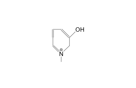 1-Methyl-1H-azepin-3(2H)-onium cation