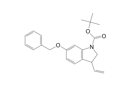 1H-Indole-1-carboxylic acid, 3-ethenyl-2,3-dihydro-6-(phenylmethoxy)-, 1,1-dimethylethyl ester, (.+-.)-
