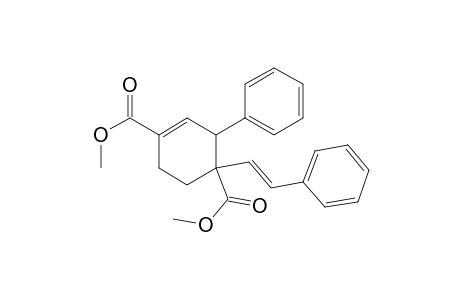 Dimethyl 3-phenyl-4-(2-phenylethenyl)-1-cyclohexene-1,4-dicarboxylate