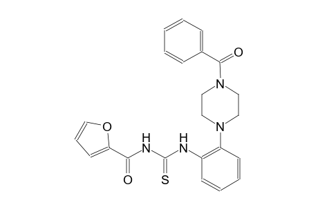 N-[2-(4-benzoyl-1-piperazinyl)phenyl]-N'-(2-furoyl)thiourea