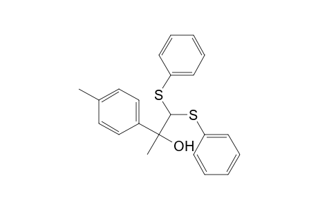 Benzenemethanol, .alpha.-[bis(phenylthio)methyl]-.alpha.,4-dimethyl-