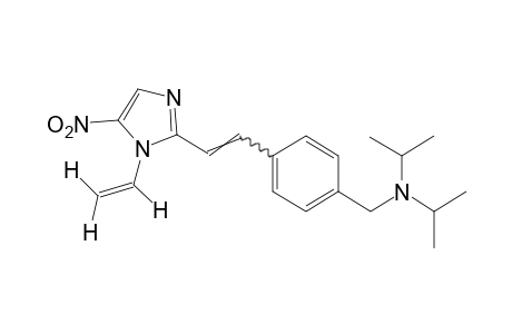 2-{p-[(diisopropylamino)methyl]styryl}-5-nitro-1-vinylimidazole