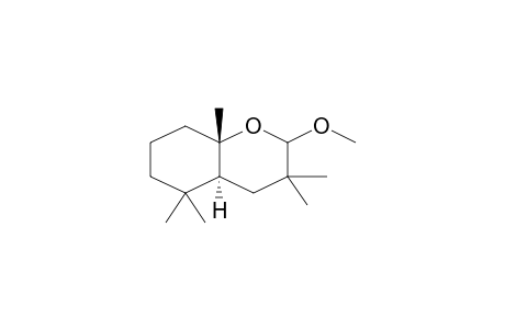 2-METHOXY-3,3,6,6,10-PENTAMETHYL-5,7,8,9-TETRAHYDRO-TRANS-CHROMANE(ISOMER 1)