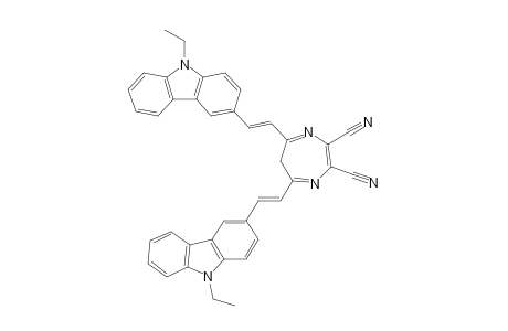 2,3-Dicyano-5,7-bis[2-(9-ethyl-3-carbazolyl)ethenyl]-6H-1,4-diazepine