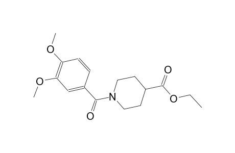ethyl 1-(3,4-dimethoxybenzoyl)-4-piperidinecarboxylate