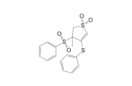 4-Methyl-4-(phenylsulfonyl)-3-(phenylthio)-2-sulfolene