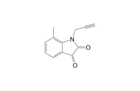 7-Methyl-1-prop-2-ynyl-indole-2,3-dione