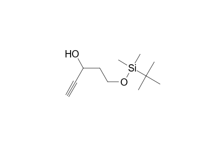 5-[tert-butyl(dimethyl)silyl]oxypent-1-yn-3-ol