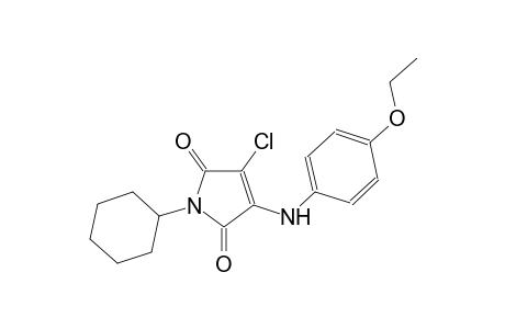 1H-pyrrole-2,5-dione, 3-chloro-1-cyclohexyl-4-[(4-ethoxyphenyl)amino]-