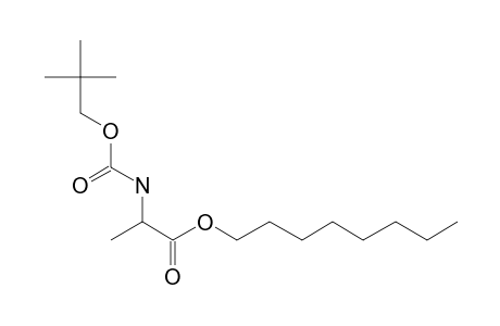 D-Alanine, N-neopentyloxycarbonyl-, octyl ester