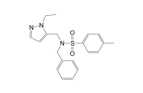 benzenesulfonamide, N-[(1-ethyl-1H-pyrazol-5-yl)methyl]-4-methyl-N-(phenylmethyl)-