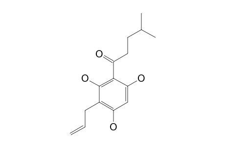 1-(3-ALLYL-2,4,6-TRIHYDROXYPHENYL)-4-METHYL-1-PENTANON,3-ALLYLPHLOROISOCAPROPHENON
