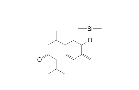 6-(5-Hydroxy-4-methylidenecyclohex-2-en-1-yl)-2-methylhept-2-en-4-one, tms