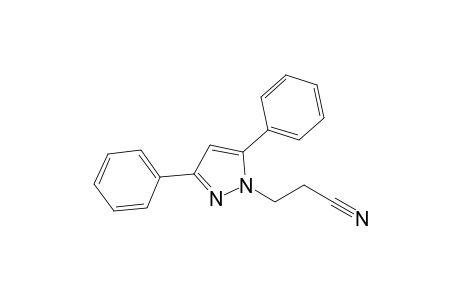 3-(3,5-Diphenyl-1H-pyrazol-1-yl)propanenitrile