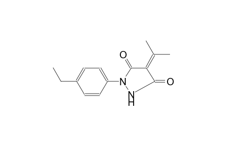 3,5-pyrazolidinedione, 1-(4-ethylphenyl)-4-(1-methylethylidene)-