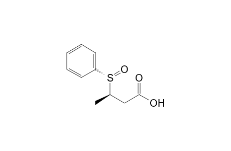 (R,R)-3-(Phenylsulfinyl)butanoic acid