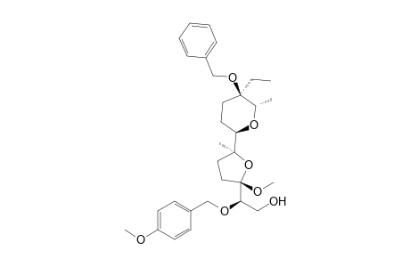 (R)-2-[(2S,5S)-5-[(2R,5R,6S)-5-Benzyloxy-5-ethyl-6-methyltetrahydropyran-2-yl]-2-methoxy-5-methyltetrahydrofuran-2-yl]-2-(4-methoxybenzyloxy)ethanol isomer