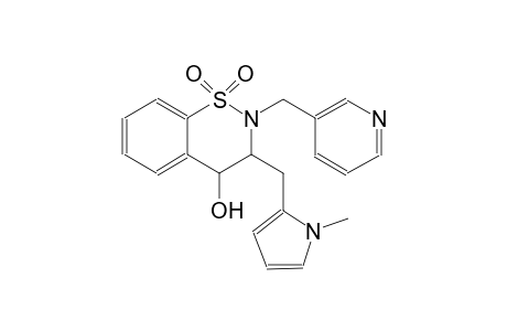 2H-1,2-benzothiazin-4-ol, 3,4-dihydro-3-[(1-methyl-1H-pyrrol-2-yl)methyl]-2-(3-pyridinylmethyl)-, 1,1-dioxide