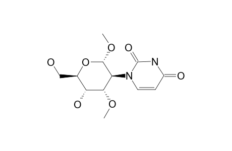1',3'-DI-O-METHYL-2'-DEOXY-2'-(URACIL-1-YL)-D-ALTROPYRANOSIDE