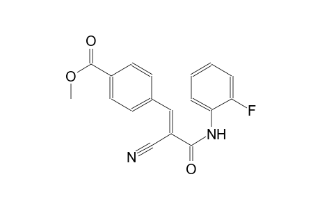 methyl 4-[(1E)-2-cyano-3-(2-fluoroanilino)-3-oxo-1-propenyl]benzoate