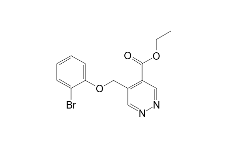 ETHYL-5-(2-BROMO-PHENOXYMETHYL)-4-PYRIDAZINE-CARBOXYLATE