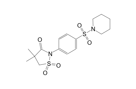 3-isothiazolidinone, 4,4-dimethyl-2-[4-(1-piperidinylsulfonyl)phenyl]-, 1,1-dioxide