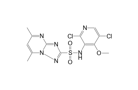 5,7-Dimethyl-[1,2,4]triazolo[1,5-a]pyrimidine-2-sulfonic acid (2,5-dichloro-4-methoxy-pyridin-3-yl)-amide