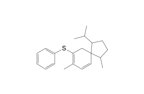 Spiro[4.5]deca-6,8-diene, 1,8-dimethyl-4-(1-methylethyl)-9-(phenylthio)-, (1.alpha.,4.alpha.,5.alpha.)-