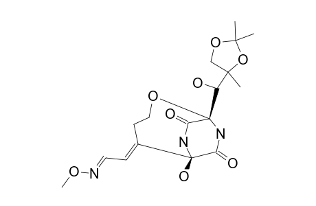 (5E,5BE)-5A-FORMYLBICYCLOMYCIN-O-METHYLOXIME-C-(2'),C-(3')-ACETONIDE