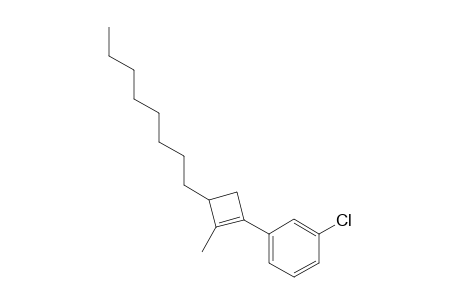 1-Chloro-3-(2-methyl-3-octylcyclobut-1-en-1-yl)benzene