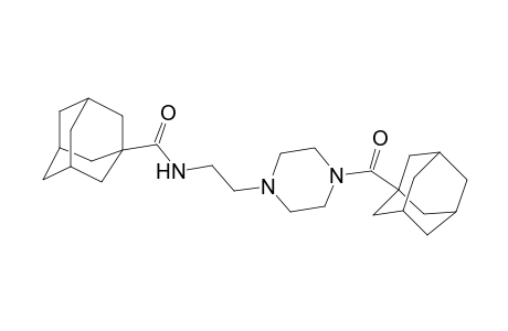 N-[2-[4-(1-adamantylcarbonyl)piperazin-1-yl]ethyl]adamantane-1-carboxamide