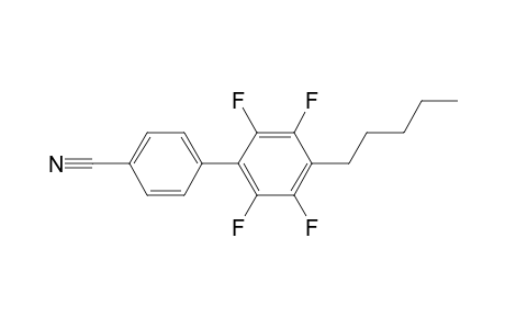 4-(2,3,5,6-tetrafluoro-4-pentyl-phenyl)benzonitrile