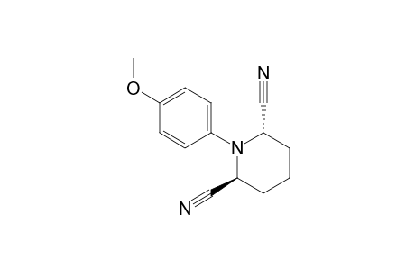 2,6-Piperidinedicarbonitrile, 1-(4-methoxyphenyl)-, trans-