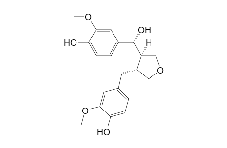 (3R,4R)-4-[(R)-(Hydroxy)(4-hydroxy-3-methoxyphenyl)methyl]-3-(4-hydroxy-3-methoxybenzyl)tetrahydrofuran