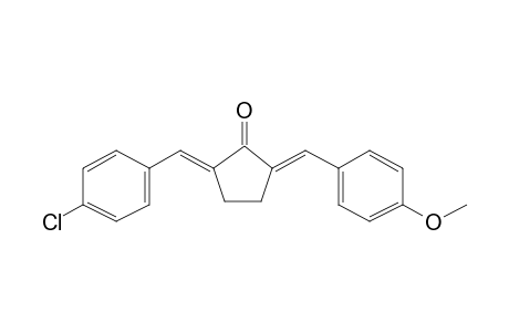 (2E,5E)-2-(4-Chlorobenzylidene)-5-(4-methoxybenzylidene)cyclopentanone