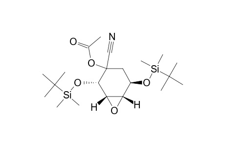 (1S*,2S*,5R*,6R*)-3-Acetoxy-2,5-bis[(tert-butyldimethylsilyl)oxy]-7-oxabicyclo[4.1.0]heptane-3-carbonitrile