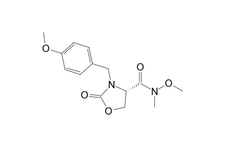 (4S)-N-Methoxy-3-(4-methoxybenzyl)-N-methyl-2-oxo-1,3-oxazolidine-4-carboxamide