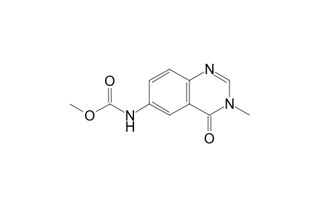 (3-Methyl-4-oxo-3,4-dihydroquinazolin-6-yl)carbamic acid, methyl ester