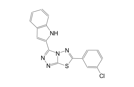 1H-indole, 2-[6-(3-chlorophenyl)[1,2,4]triazolo[3,4-b][1,3,4]thiadiazol-3-yl]-