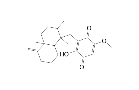 2,5-CYCLOHEXADIENE-1,4-DIONE, 3-[(DECAHYDRO-1,2,4A-TRIMETHYL-5-METHYLENE-1-NAPHTHALENYL)METHYL]-2-HYDROXY-5-METHOXY-